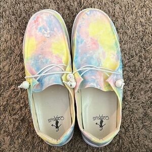 Women’s Corky’s kayak shoes size 11 bright tie dye NWOB
